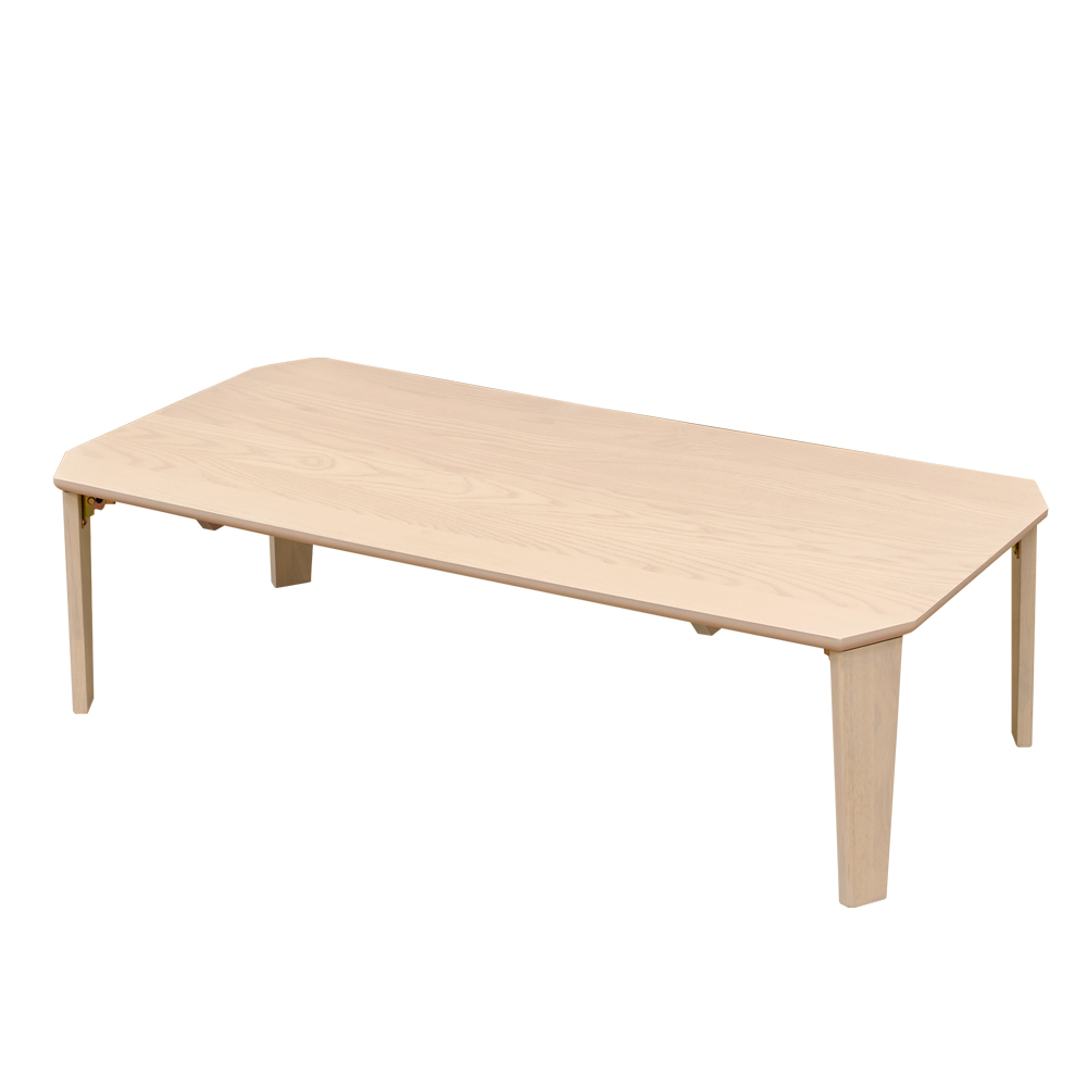 折りたたみテーブル 115cm幅 奥行60cm センターテーブル 木目柄 ちゃぶ台 座卓