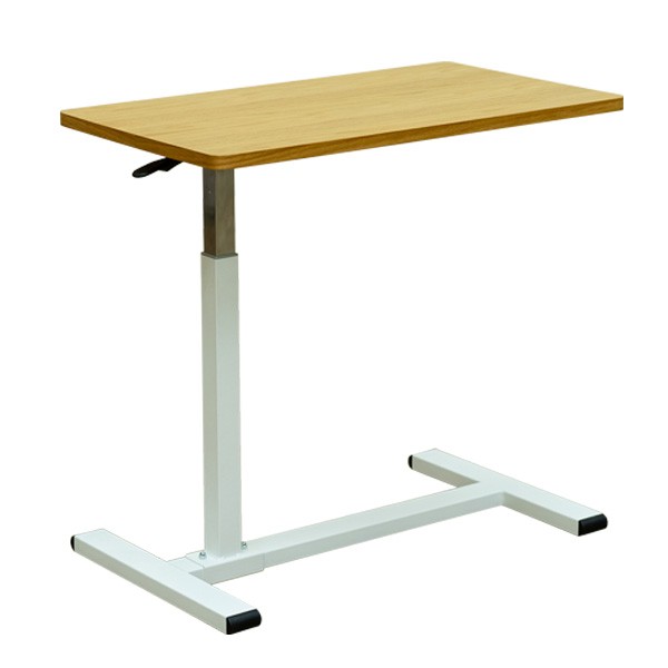 昇降式テーブル 70cm幅 サイドテーブル ベッドテーブル L型 キャスター付 コの字｜adhoc-style｜02