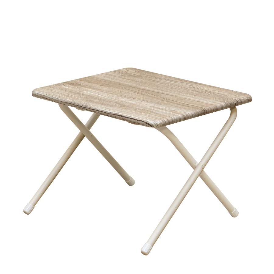 折りたたみテーブル  48cm×40cm コンパクト ミニデスク サイドテーブル 木製天板03｜adhoc-style｜02