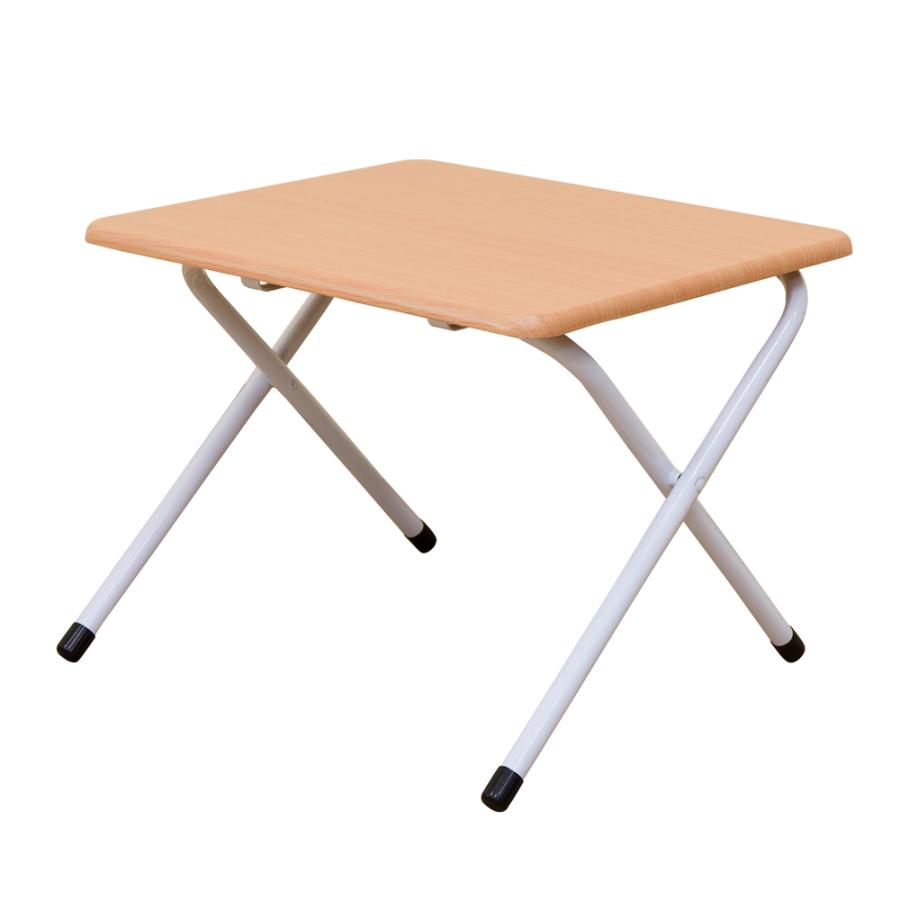 折りたたみテーブル  48cm×40cm コンパクト ミニデスク サイドテーブル 木製天板03｜adhoc-style｜03