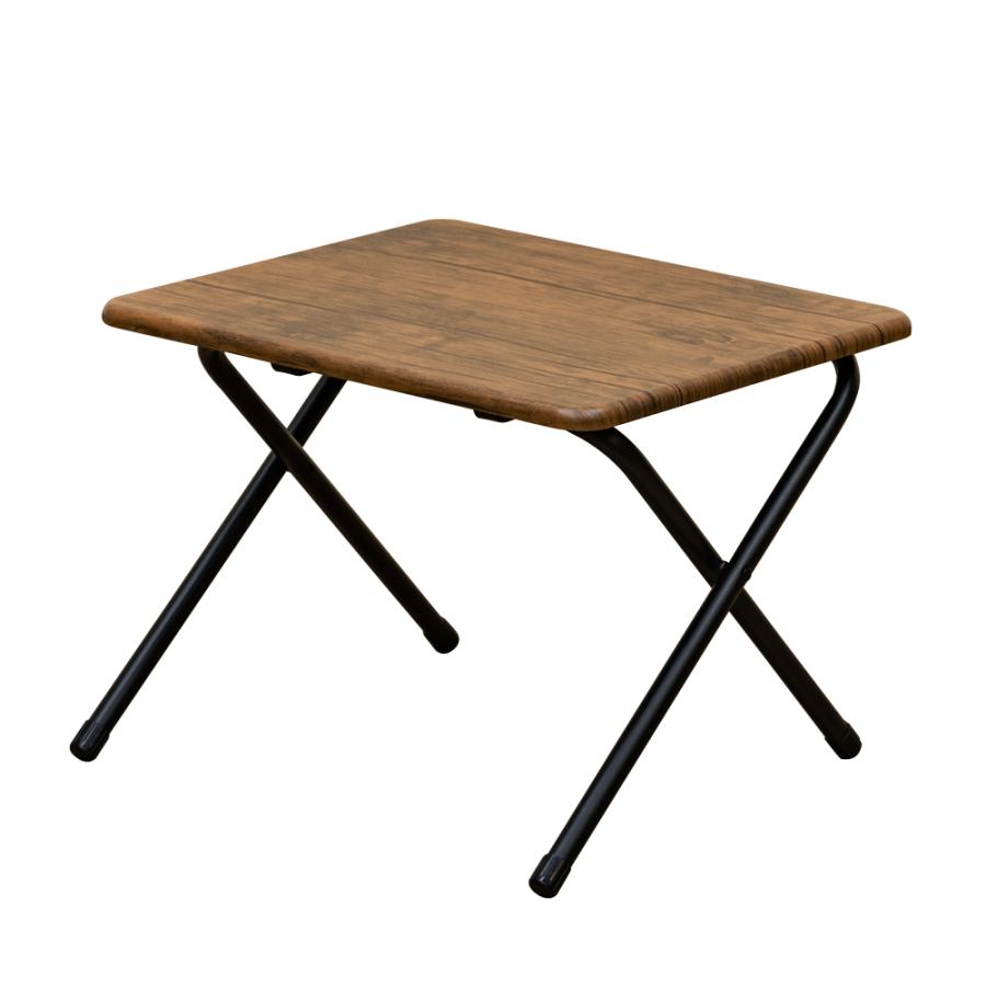 折りたたみテーブル  48cm×40cm コンパクト ミニデスク サイドテーブル 木製天板03｜adhoc-style｜04