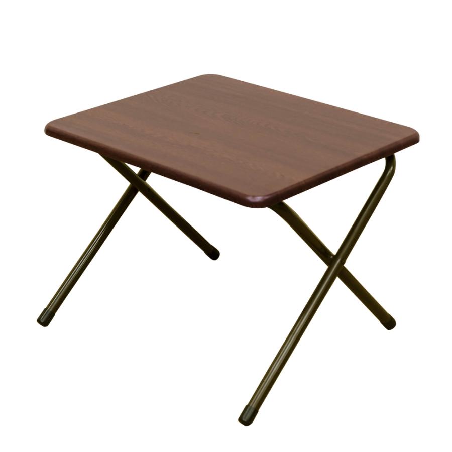 折りたたみテーブル  48cm×40cm コンパクト ミニデスク サイドテーブル 木製天板03｜adhoc-style｜05