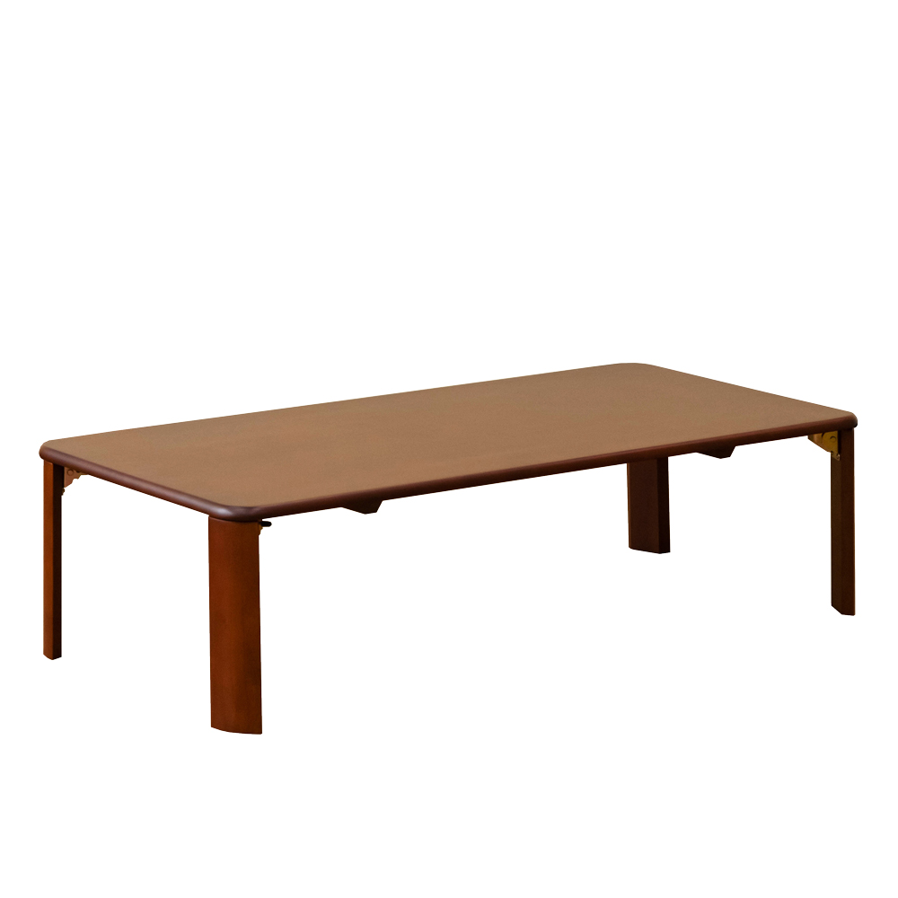折りたたみテーブル 120cm×60cm 座卓 高さ2段階調節 継脚付 天然木製｜adhoc-style｜02