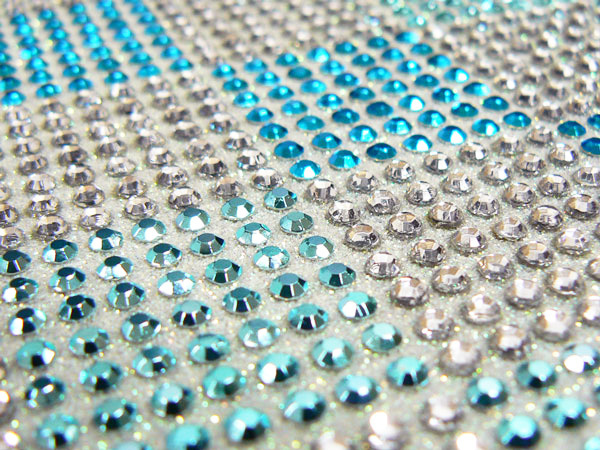 15.4型 ラインストーン シート / きらきら シール デコグッズ