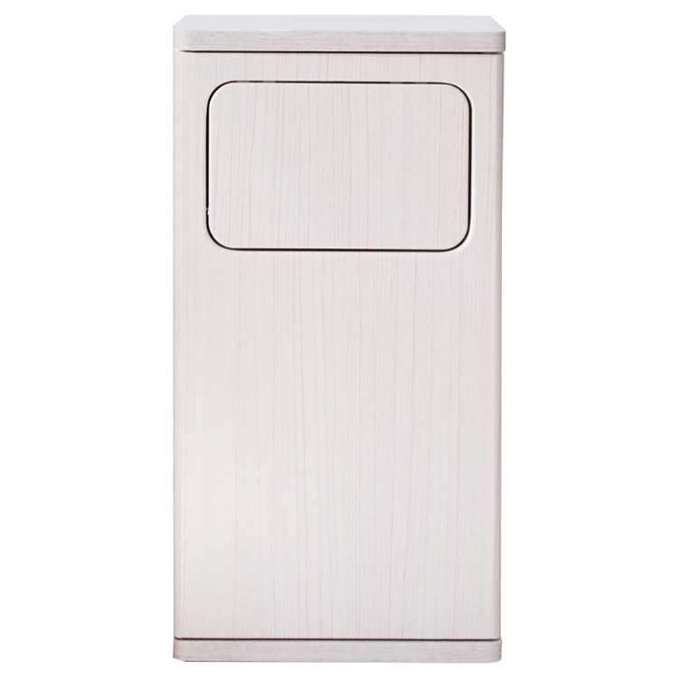 プッシュ式ダストボックス Empro（エンプロー）20L 木製 コンパクト 寝室 サイドテーブル ゴミ箱 ごみ箱 くずかご ゴミ捨て リビング ナイトテーブル | 宮武製作所 | 01