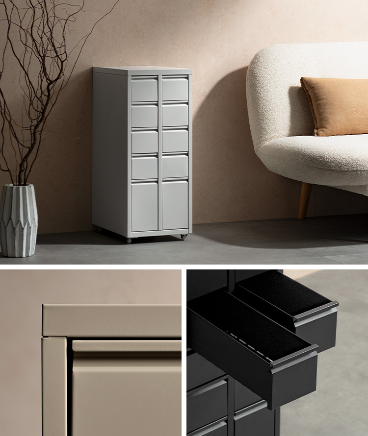 収納キャビネット Muun（ムーン）引き出し収納 ミニチェスト 収納 韓国風 北欧風 おしゃれ収納 | 宮武製作所 | 05