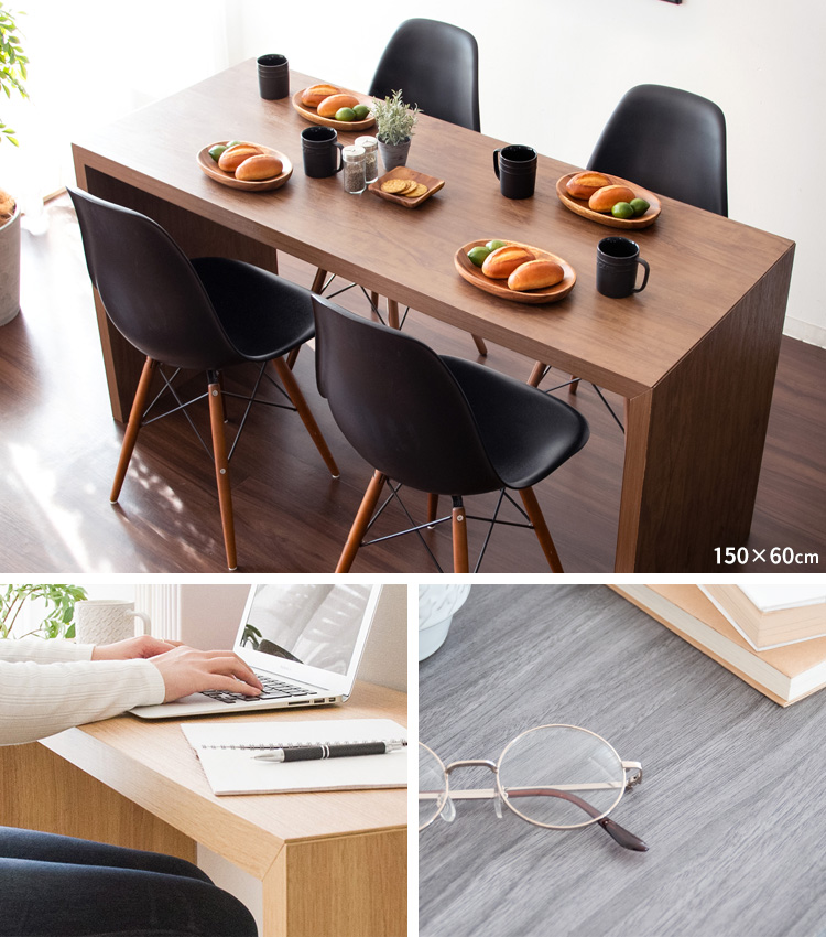 コの字型シンプルデスク Visage Neo（ビサージュ ネオ）パソコンデスク 勉強机 作業台 木製デスク テーブル スリム | 宮武製作所 | 04