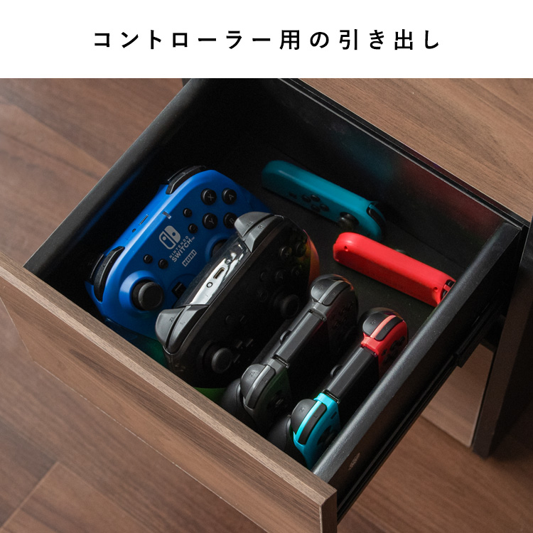 デザイナーズゲームラック REGABO（レガボ）ゲーム機ワゴン Nintendo Switch2収納 ゲームスタンド ゲーミングラック スイッチ２ キャスター ゲーム収納の画像