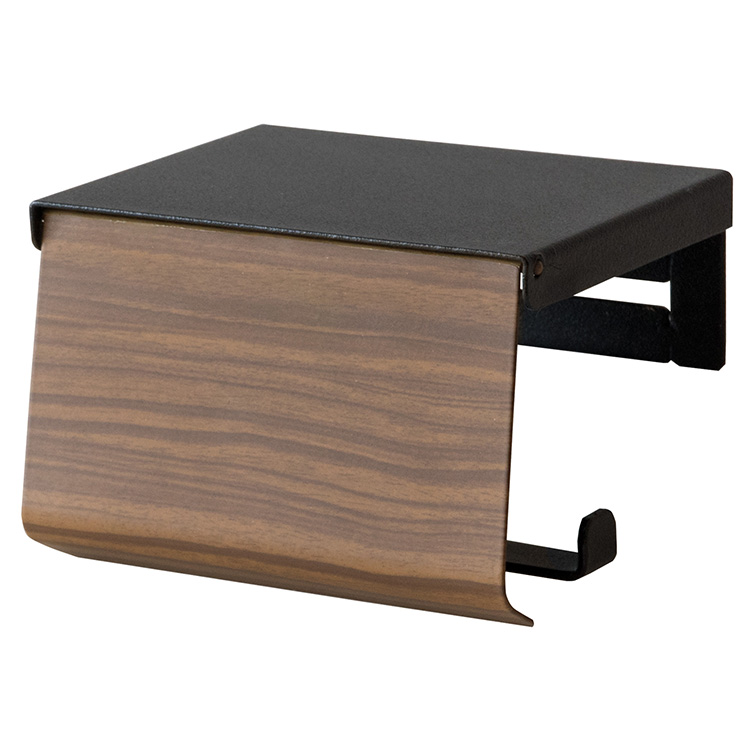 トイレットペーパーホルダー TEER（ティール） おしゃれ 1連 棚付 1個 トイレ レストルーム ペーパーホルダー |  | 02