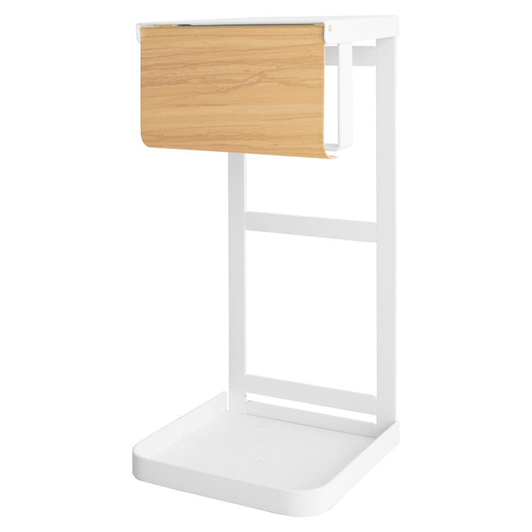 トイレットペーパーホルダー TEER（ティール） おしゃれ 棚付 シングル トイレ レストルーム ペーパーホルダー ストッカー |  | 01