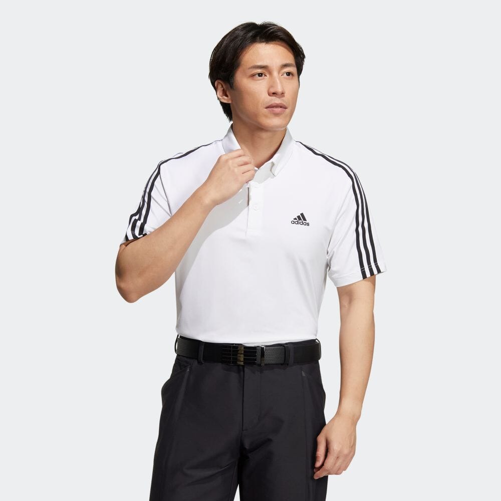 返品可 セール価格 アディダス公式 ウェア・服 トップス ゴルフ adidas スリーストライプス 半袖ストレッチボタンダウンシャツ Gnot  wicol :HG8269:アディダス公式オンラインショップヤフー店 - 通販 - Yahoo!ショッピング