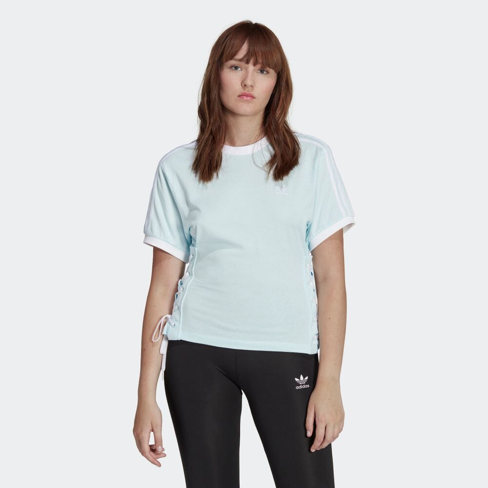 返品可 アディダス公式 ウェア・服 トップス adidas Always Original レースアップTシャツ 半袖 wicol :HK5063: アディダス公式オンラインショップヤフー店 - 通販 - Yahoo!ショッピング