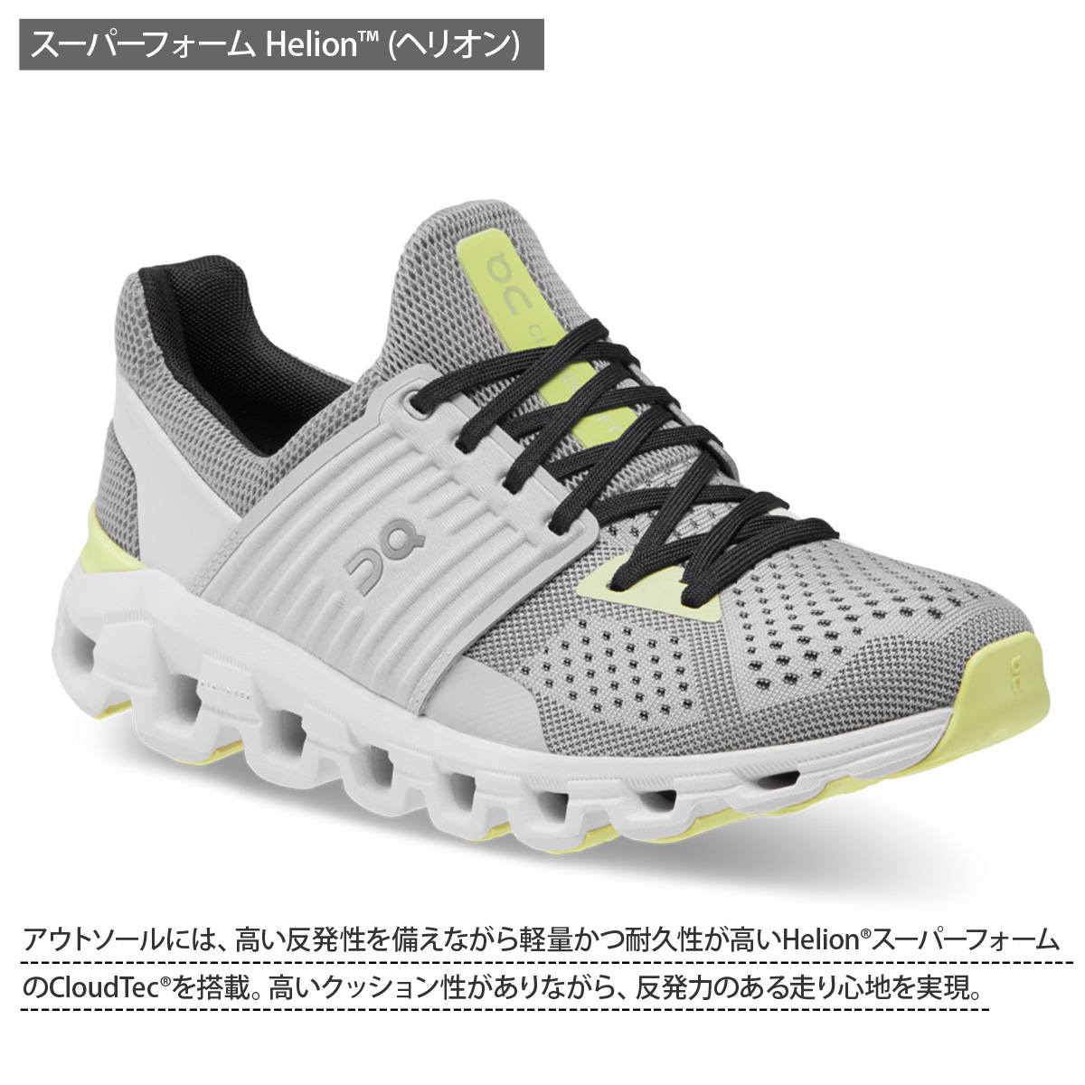 オン ランニングシューズ レディース On ランニング マラソン ランニングシューズ CLOUD SWIFT クラウドスウィフト 4198679W 送料無料｜adistyle｜04