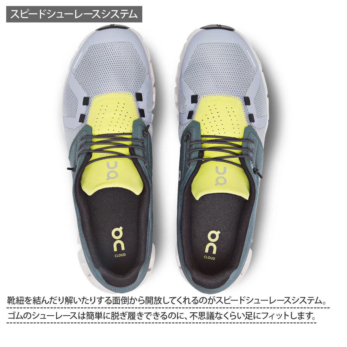 オン スニーカー On ランニングシューズ ウォーキング シューズ クラウド5 M-Cloud5 5998364M 送料無料 スニーカー クラウド5 メンズ 運動着 部活