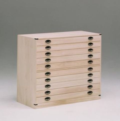 国産 桐 7段小袖和タンス 和服収納 着物収納 完成品 : フジックス