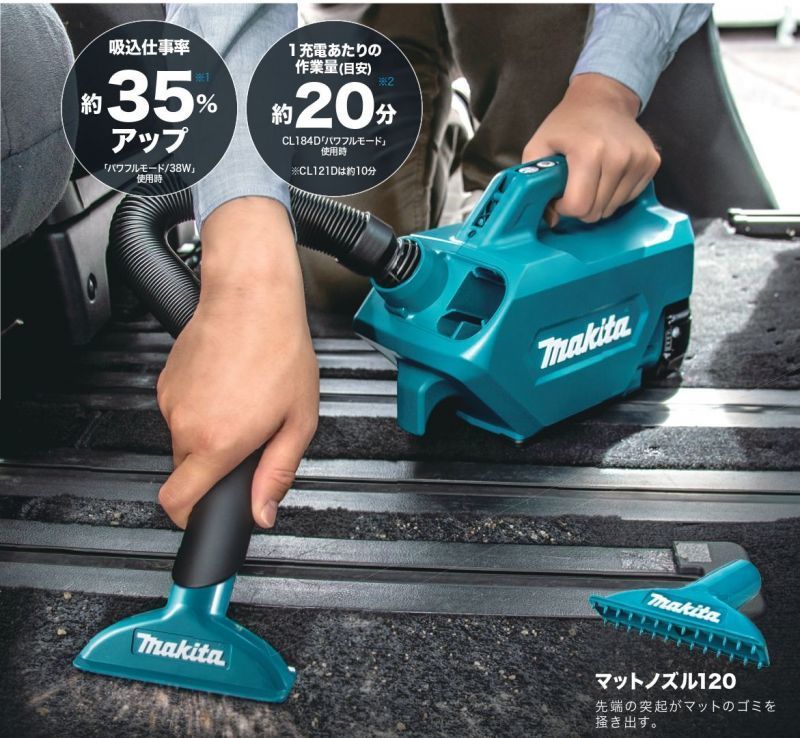 マキタ 18V充電式クリーナー CL184DRF フルセット(3.0Ah