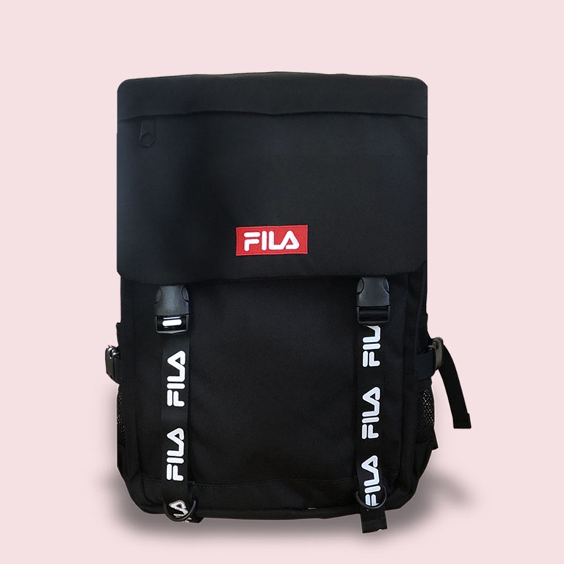 8FB003 当店限定 FILA No Shake ロゴテープフラップリュック フィラ