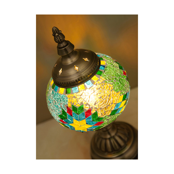 ジョルダン モザイクテーブルランプ Φ15 H31cm LED電球付属 ガラス mosaic jordan 卓上ランプ｜adoorz-shop｜03