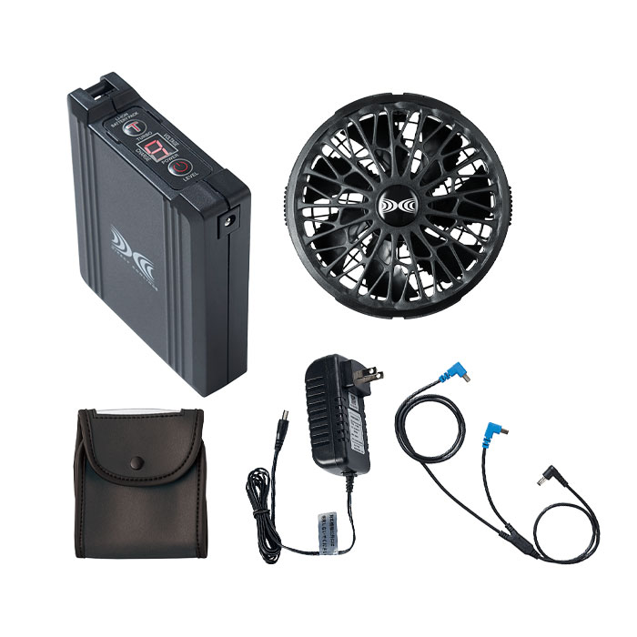 STARTER KIT SK23021 空調服　ベストset 自重堂] SK23021 空調服 14.4Vスターターキット