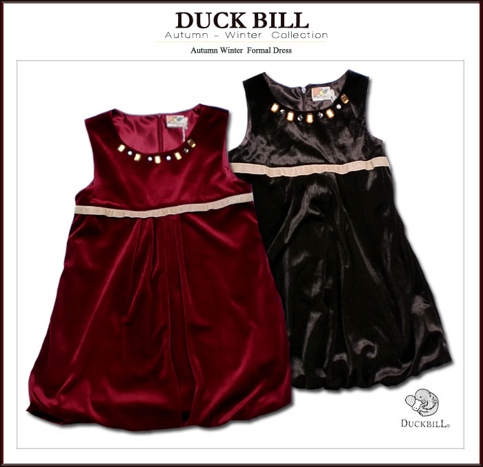 インポート子供服 格調高き気品に満ちた 英国クラシカルなワンピース 暖かベロアのフォーマルドレスで英国お嬢様気品を身に纏う。