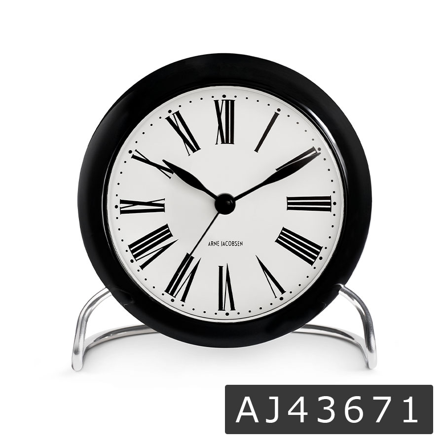 【正規品】アルネ ヤコブセン 時計 テーブルクロック バンカーズ シティーホール ステーション ローマン LK 置き時計 目覚し時計 ARNE JACOBSEN 高級 | ARNE JACOBSEN | 04