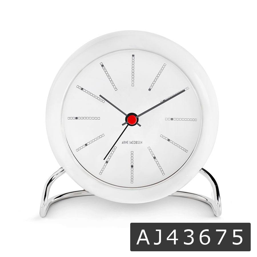 【正規品】アルネ ヤコブセン 時計 テーブルクロック バンカーズ シティーホール ステーション ローマン LK 置き時計 目覚し時計 ARNE JACOBSEN 高級 | ARNE JACOBSEN | 01