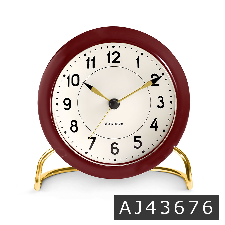 【正規品】アルネ ヤコブセン 時計 テーブルクロック バンカーズ シティーホール ステーション ローマン LK 置き時計 目覚し時計 ARNE JACOBSEN 高級 | ARNE JACOBSEN | 07