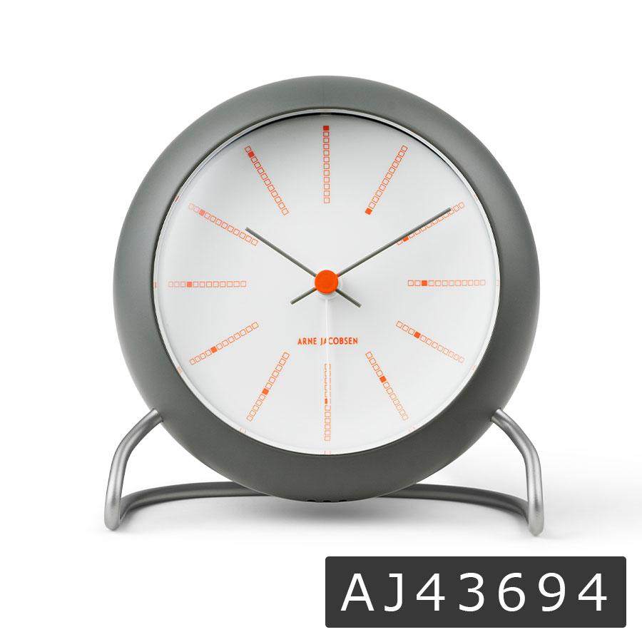 【正規品】アルネ ヤコブセン 時計 テーブルクロック バンカーズ シティーホール ステーション ローマン LK 置き時計 目覚し時計 ARNE JACOBSEN 高級 | ARNE JACOBSEN | 02