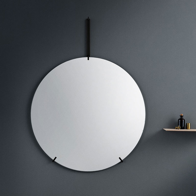 MOEBE ムーベ ウォールミラー 70cm ブラック WMBL70 鏡ムーべミラー