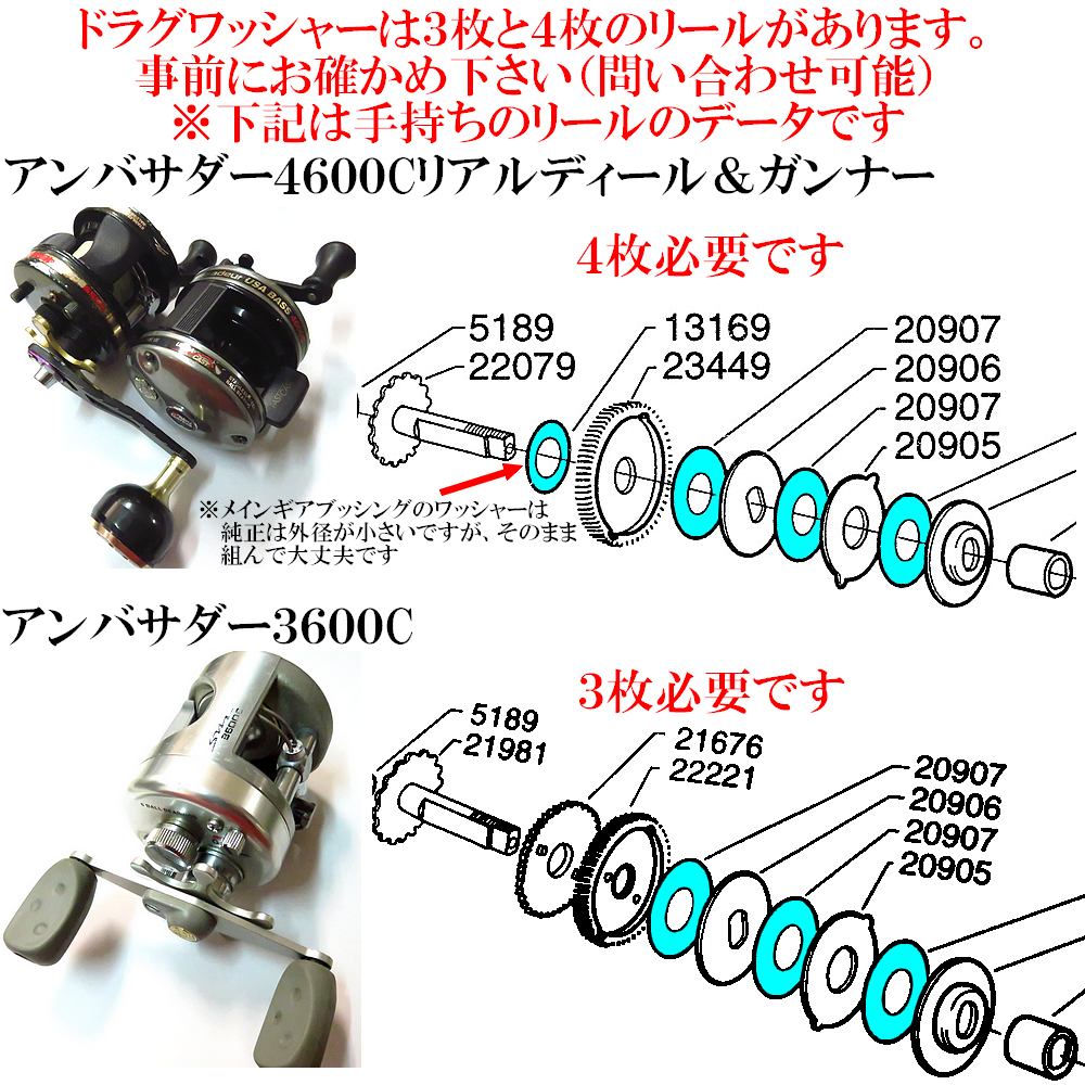 Abu Garcia アブガルシア ドラグワッシャー