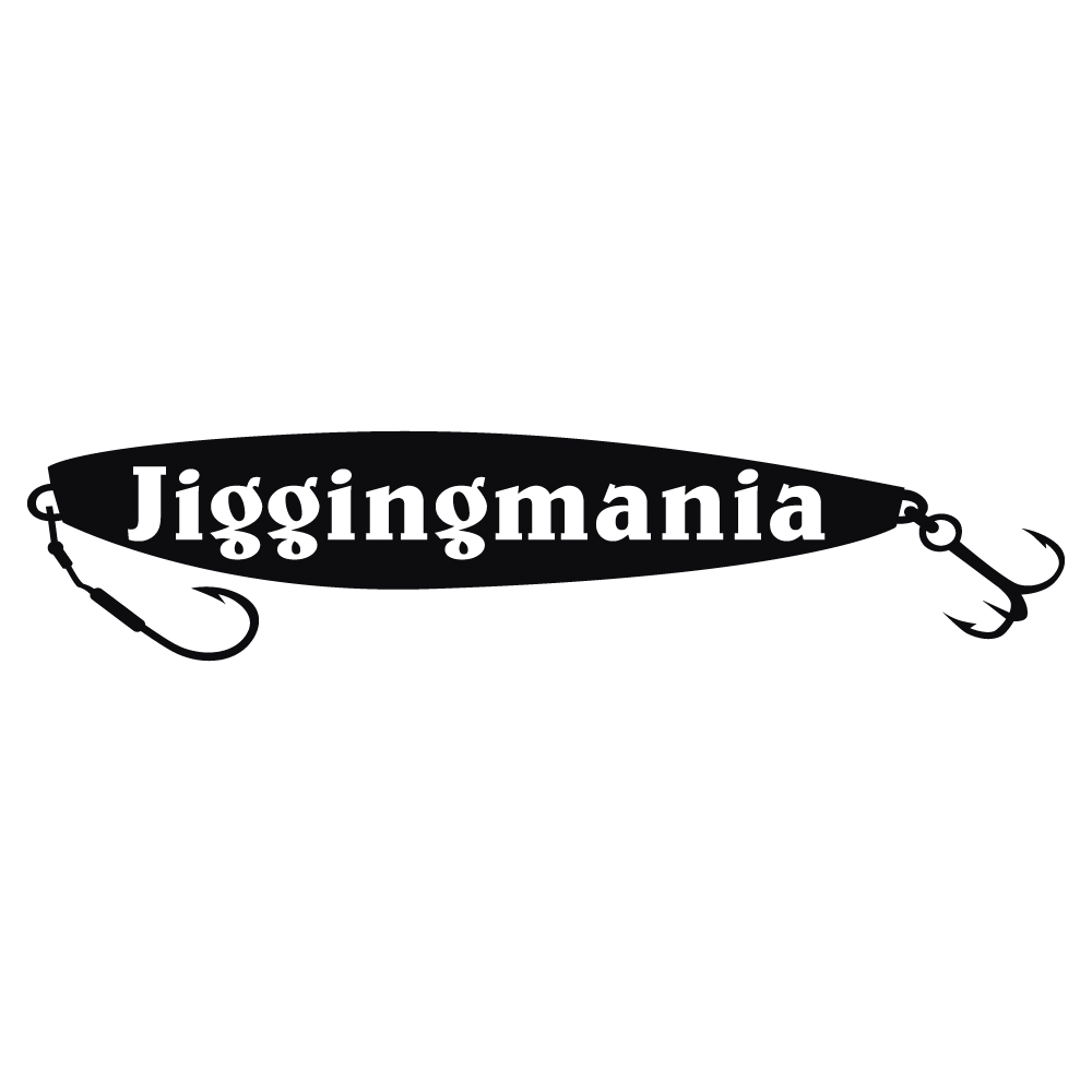 ステッカー jiggingmania ジギングマニア 選べる10色 縦6cm×横