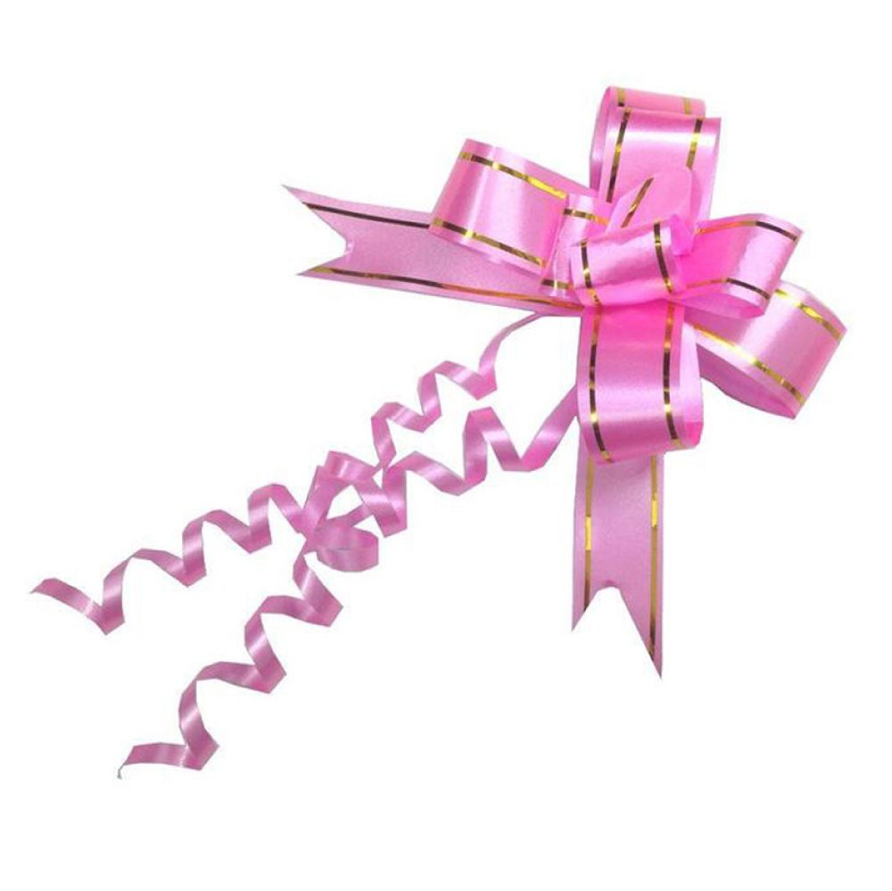 ワンタッチ リボン棒 18mm幅 50本セット 全2色 プレゼント 梱包 包装