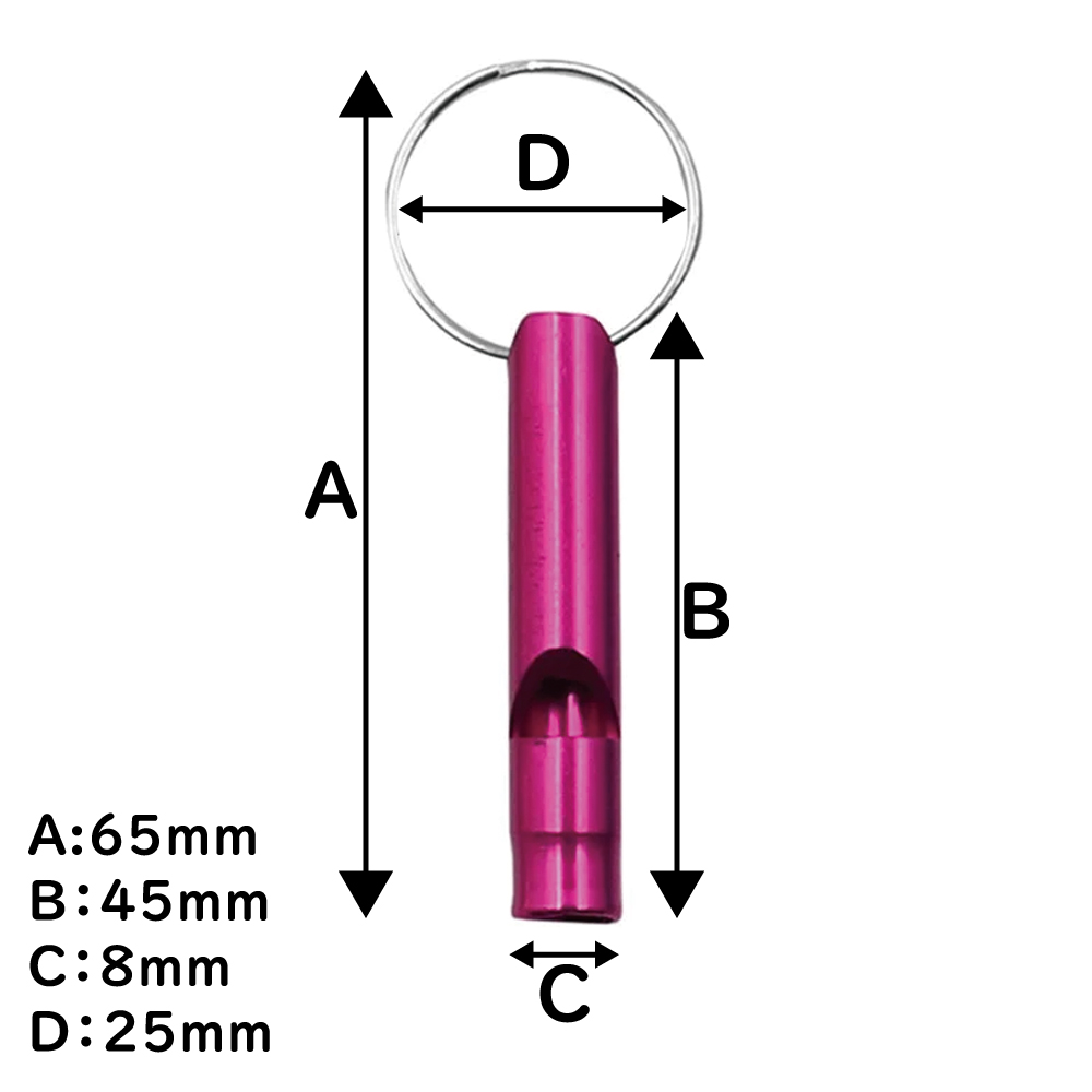  aluminium whistle pipe key holder 