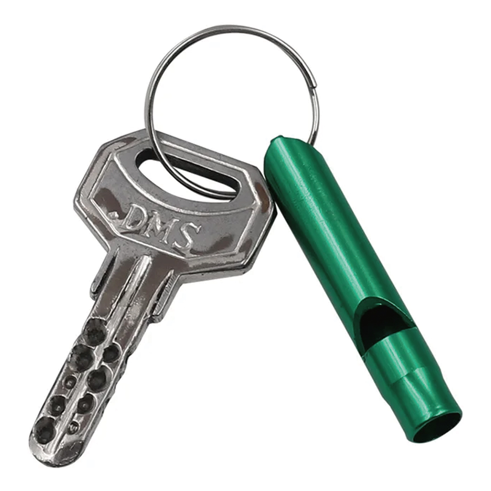  алюминиевый свисток дудка брелок для ключа 