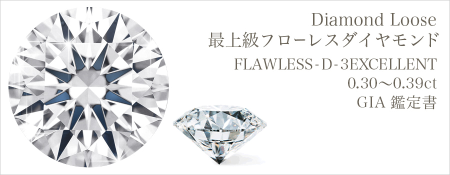 ダイヤモンド ルース 0.3ct D FL 3EX 鑑定書付の画像