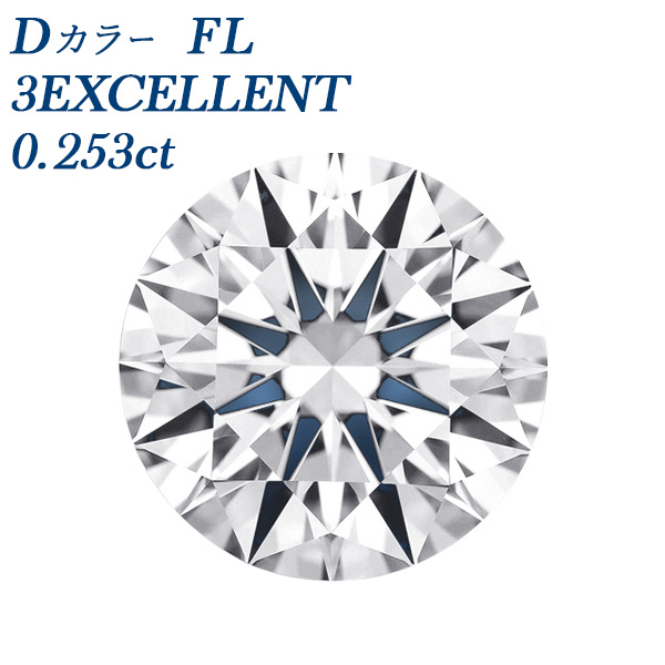  롼 0.2ct D FL 3EX Type IIa 