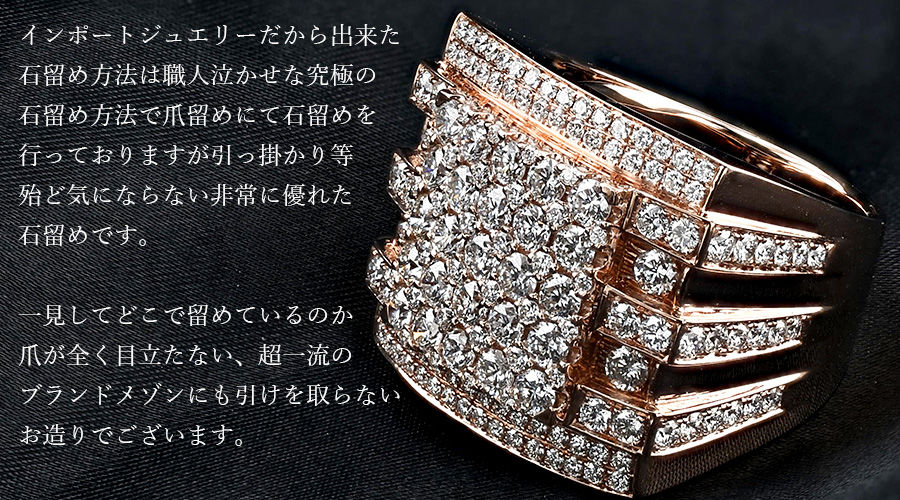 Kunzite Pt900クンツァイト ダイヤモンドリング (NO.49043