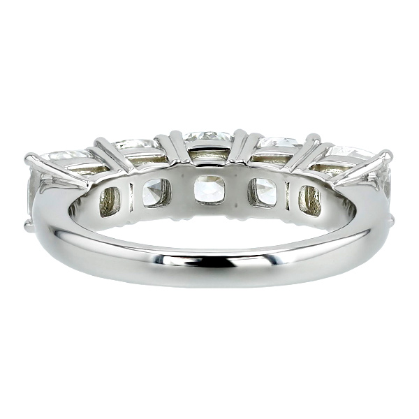 ダイヤモンド ハーフエタニティ リング 3.52ct(Total)/5石 E〜F