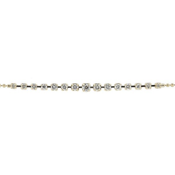 ダイヤモンド ブレスレット 0.55ct(Total)/15石 G〜Iクラス VVS〜VSクラス EX〜VERY GOODクラス 18金 K18 保証書付の画像