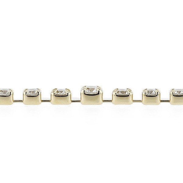 ダイヤモンド ブレスレット 0.55ct(Total)/15石 G〜Iクラス VVS〜VSクラス EX〜VERY GOODクラス 18金 K18 保証書付の画像