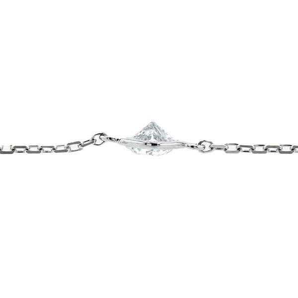 ダイヤモンド ネックレス 2.5ct(Total) G〜H VS〜I1 K18WG ホワイトゴールド 鑑別書付_2