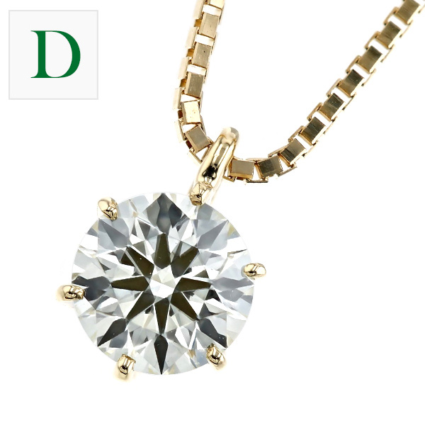 ダイヤモンド ネックレス 一粒 0.3ct〜0.4ct J〜M VS2〜SI1 3EX