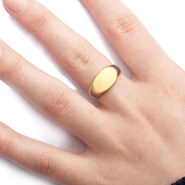 K18 印台 シグネットリング 15号【正規品】 楽天市場】18金 リング ユニセックス 男女兼用 K18 ゴールド 印台 指輪