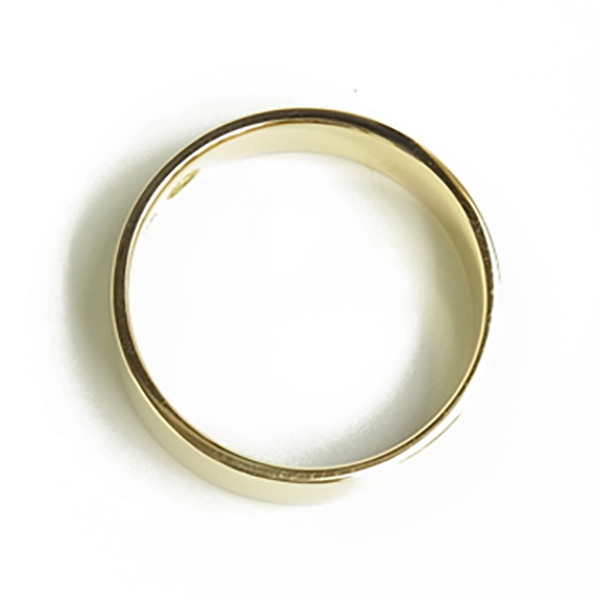 平打リング 平打ち リング 地金リング フラットリング シンプル 指輪 18金 K18 おすすめ 人気 5mm幅 レディース メンズ ユニセックス｜aemtjewelry｜04