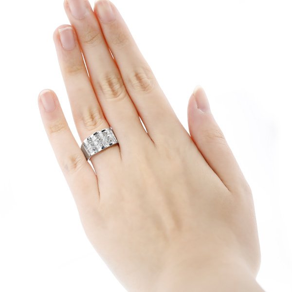 ダイヤモンド リング 2.54ct(Total) VVS〜VSクラス F〜Gクラス K18WG