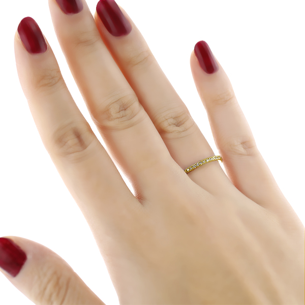ダイヤモンド ハーフエタニティリング 0.11ct(Total) D〜Fクラス