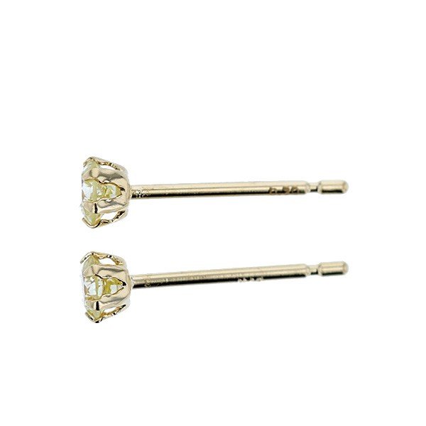 ダイヤモンド ピアス 0.20〜0.29ct(Total) Iクラス LIGHT YELLOW 18金