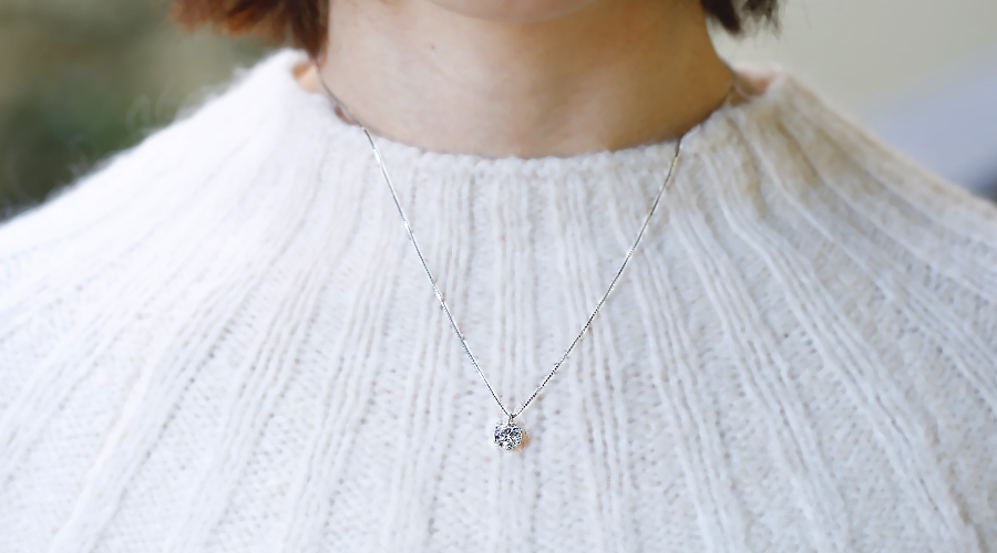 ダイヤモンド ネックレス 一粒 1.5ct G I1 VERY GOOD プラチナ Pt