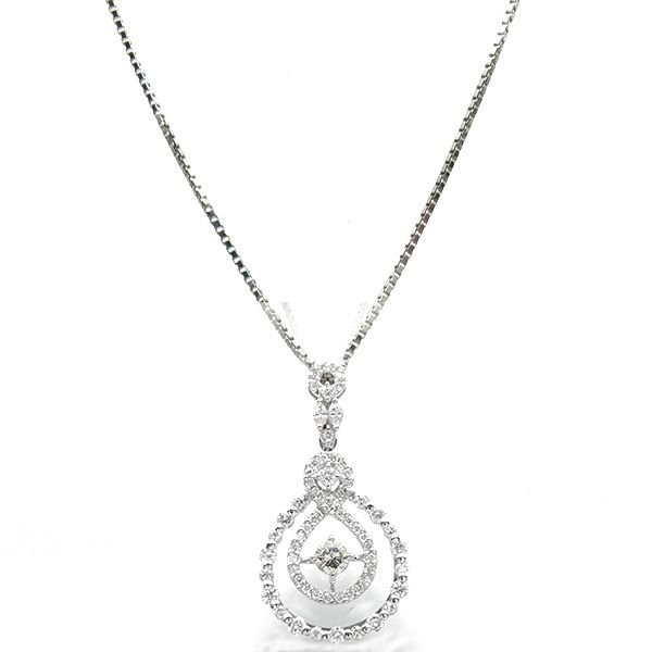 ダイヤモンドペンダントトップk18 0.344ct
