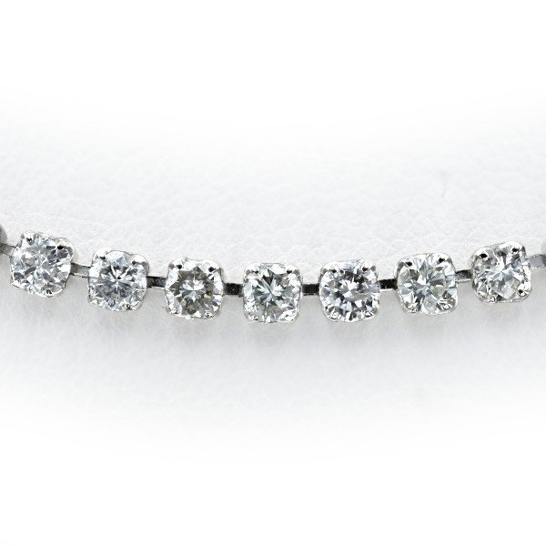 ダイヤモンド テニスネックレス 10.0ct(Total) I1 D〜H VERY